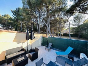 Terrace/patio - Charming air-conditioned villa with pool and quiet parking (Cap d'Agde)