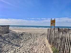 En la playa