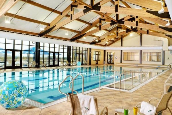 Indoor pool, a heated pool