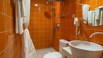 Deluxe Double or Twin Room | Bathroom | Slippers