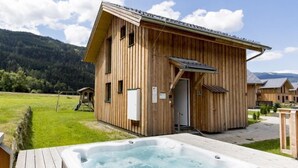 Utendørs boblebad
