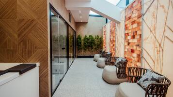 Sauna, vasca idromassaggio, bagno turco