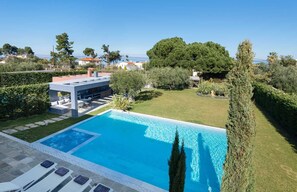 Presidentiële villa, 4 slaapkamers, niet-roken | Uitzicht vanaf balkon