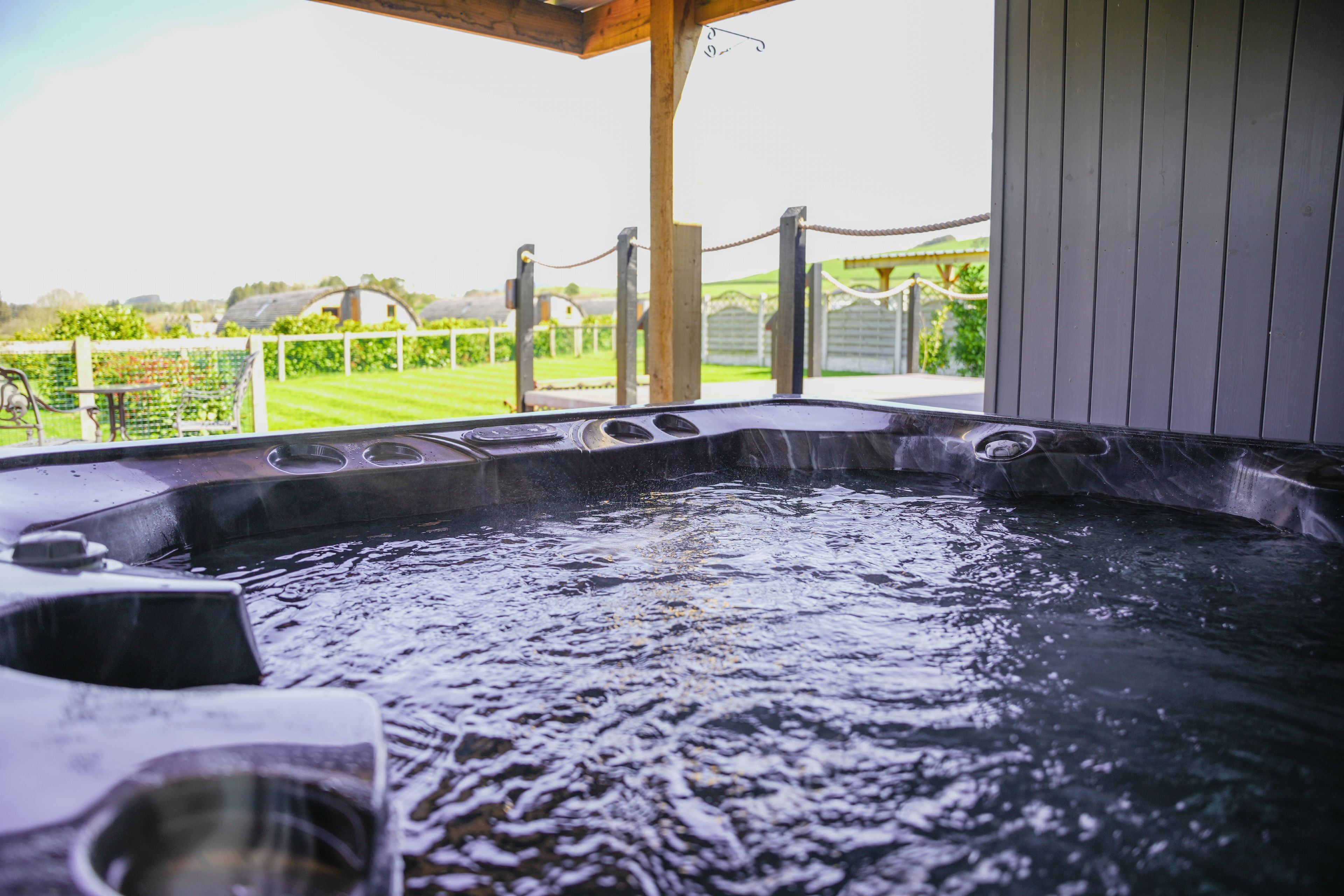 Bain à remous extérieur