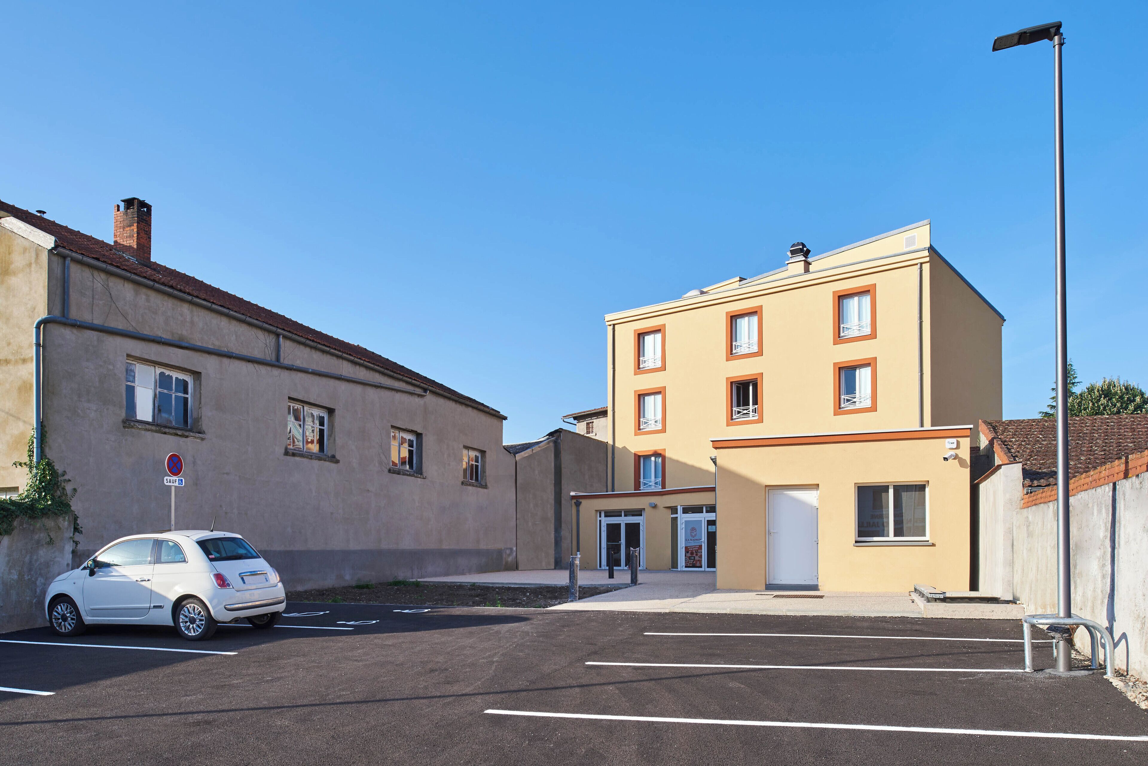 Façade de l’hébergement