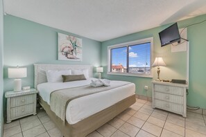 Condo, 1 Bedroom | 1 bedroom, iron/ironing board, free WiFi - 0701 The Green Starfish by Atlantic Towers (Carolina Beach)