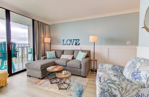 Condo, 1 Bedroom | Living area - 0304 Bountiful Bliss by Atlantic Towers (Carolina Beach)