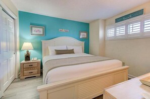 Condo, 1 Bedroom | 1 bedroom, iron/ironing board, free WiFi - 0411 Seaside Sunrise by Atlantic Towers (Carolina Beach)