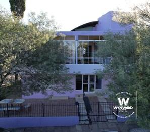 Majoituspaikan julkisivu