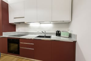 舒適公寓 | 私人廚房 | 電冰箱、烤箱、爐台、洗碗機