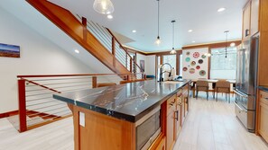 House, Multiple Beds, Patio, Mountain View (Obsidian Serenity) | Private kitchen | Coffee/tea maker - Obsidian Serenity -private Hot Tub (Mammoth Lakes)