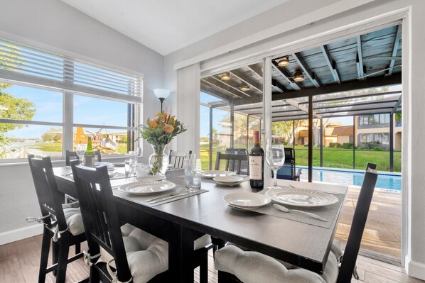 Dining - The Pool House -Private Heated Pool w Entire House ~ PETS WELCOME! (Largo)
