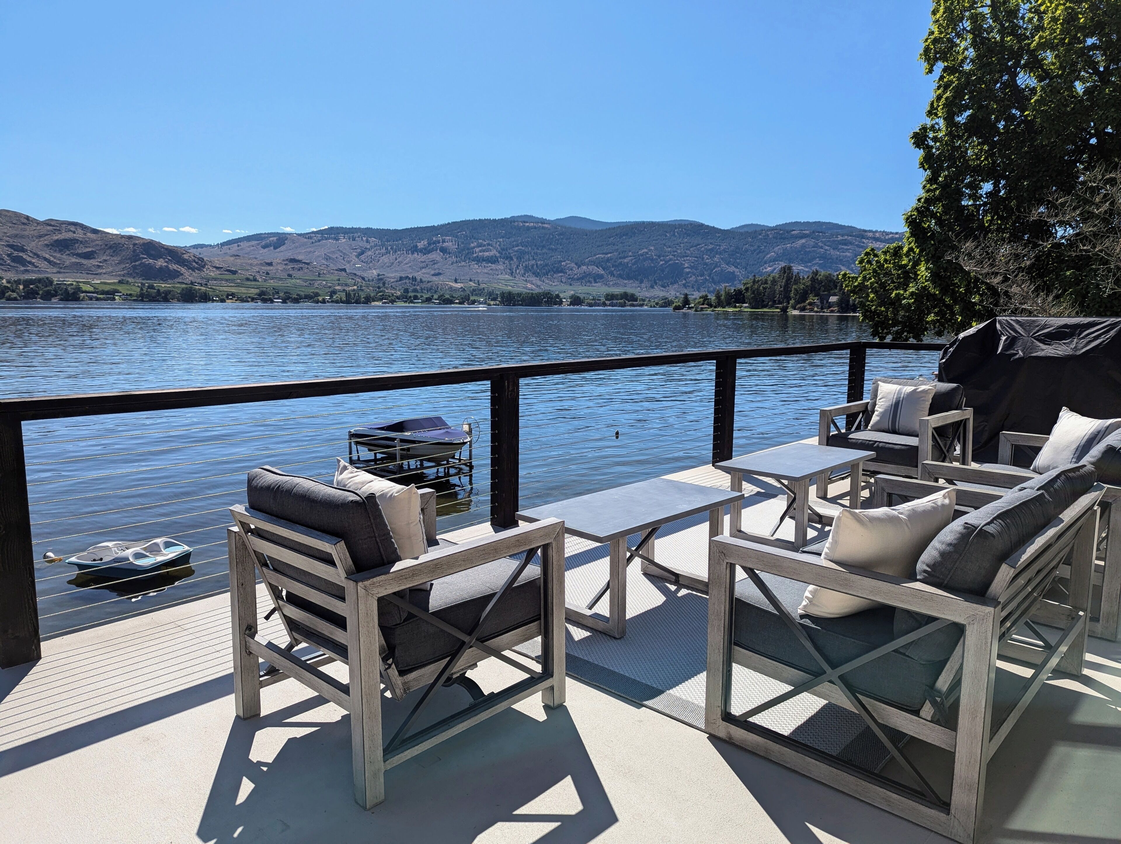 Amazing deck views.