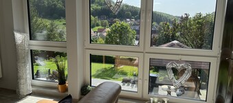 Modern, cozy apartment with a wonderful view for your "happy time"
