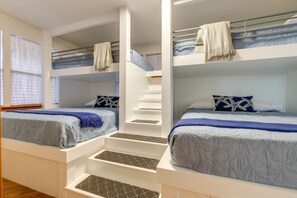 2 chambres, lit parapluie, Wi-Fi, draps fournis