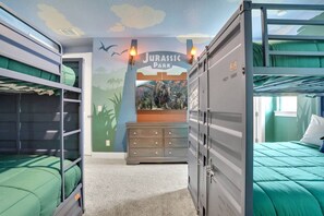 6 bedrooms, iron/ironing board, travel crib, WiFi
