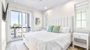 4 dormitorios, tabla de planchar con plancha, Internet y ropa de cama