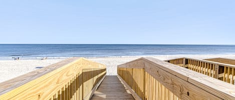 Aan het strand