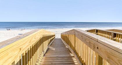 Spacious beachside community home with ocean view, private pool, & fireplace