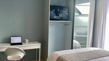 2 habitaciones, escritorio, wifi y ropa de cama