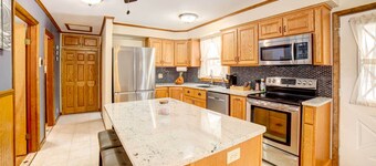 Waterfront Evart House on Chippewa Lake Channel