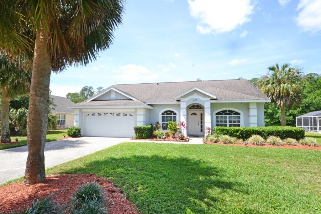 Sunny pool home with large west facing deck - water/conservation view