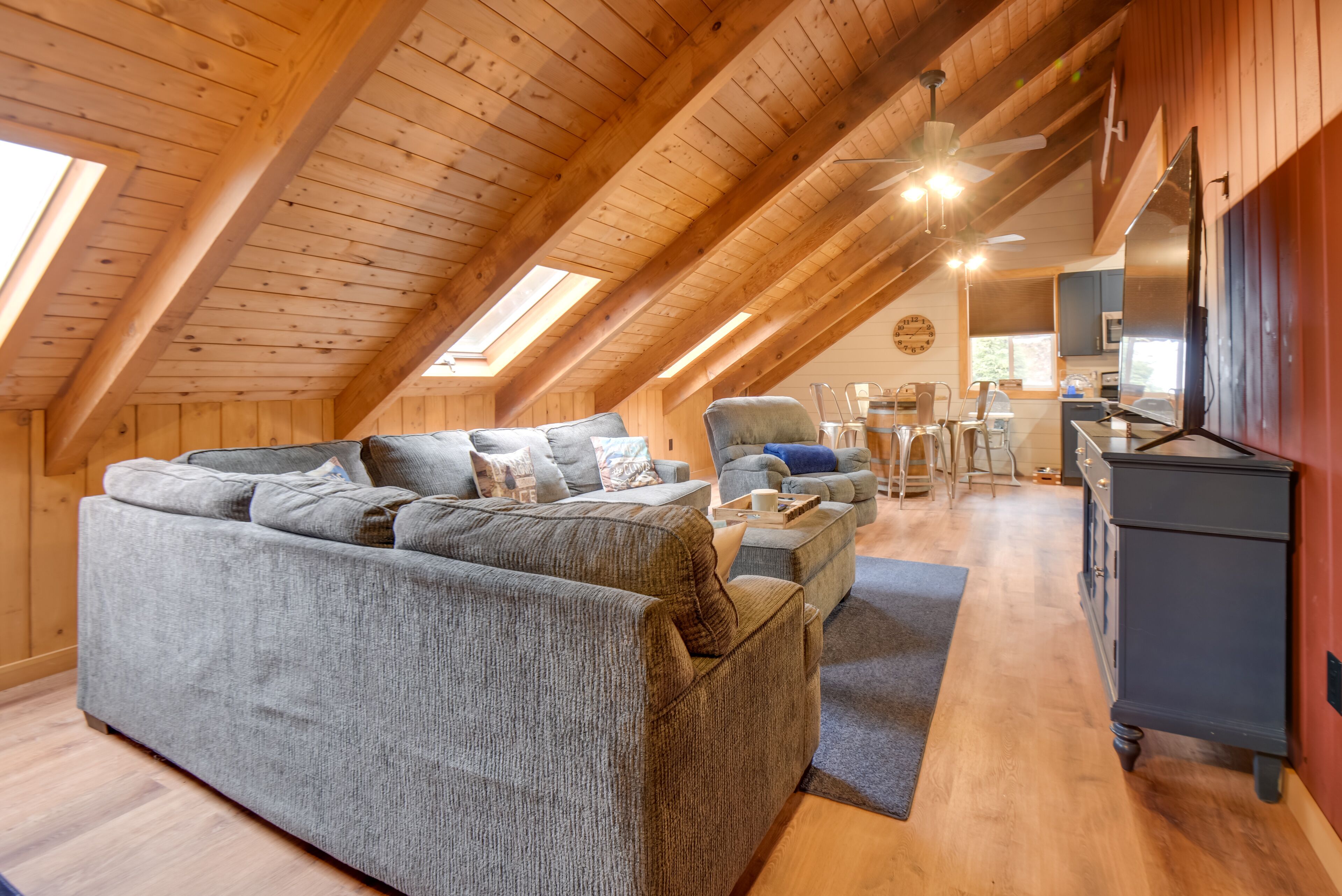 Cozy Ossipee Vacation Rental: Walk to Beach!