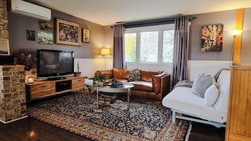 Smart-TV og stereoanlegg