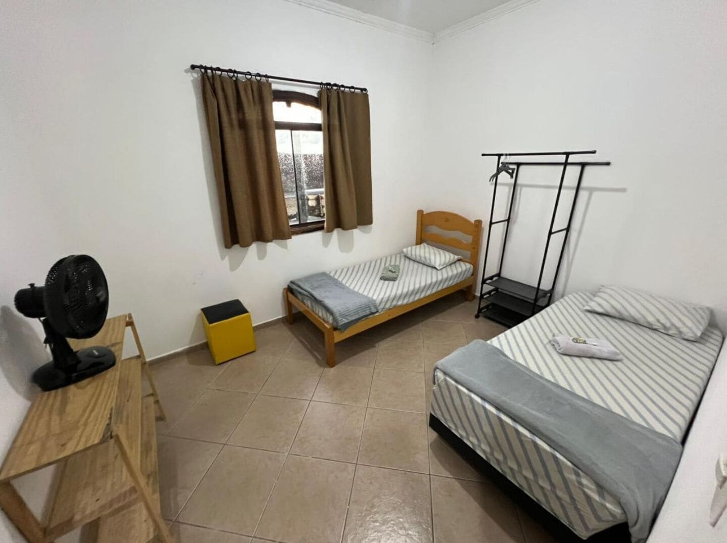 Down comforters, iron/ironing board, free WiFi, bed sheets