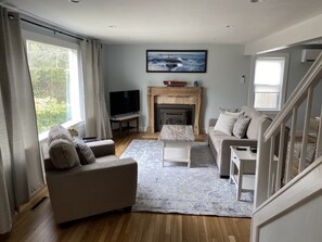Fernseher, Kamin