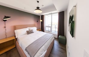 Deluxe-Apartment | Bettwäsche aus ägyptischer Baumwolle, hochwertige Bettwaren