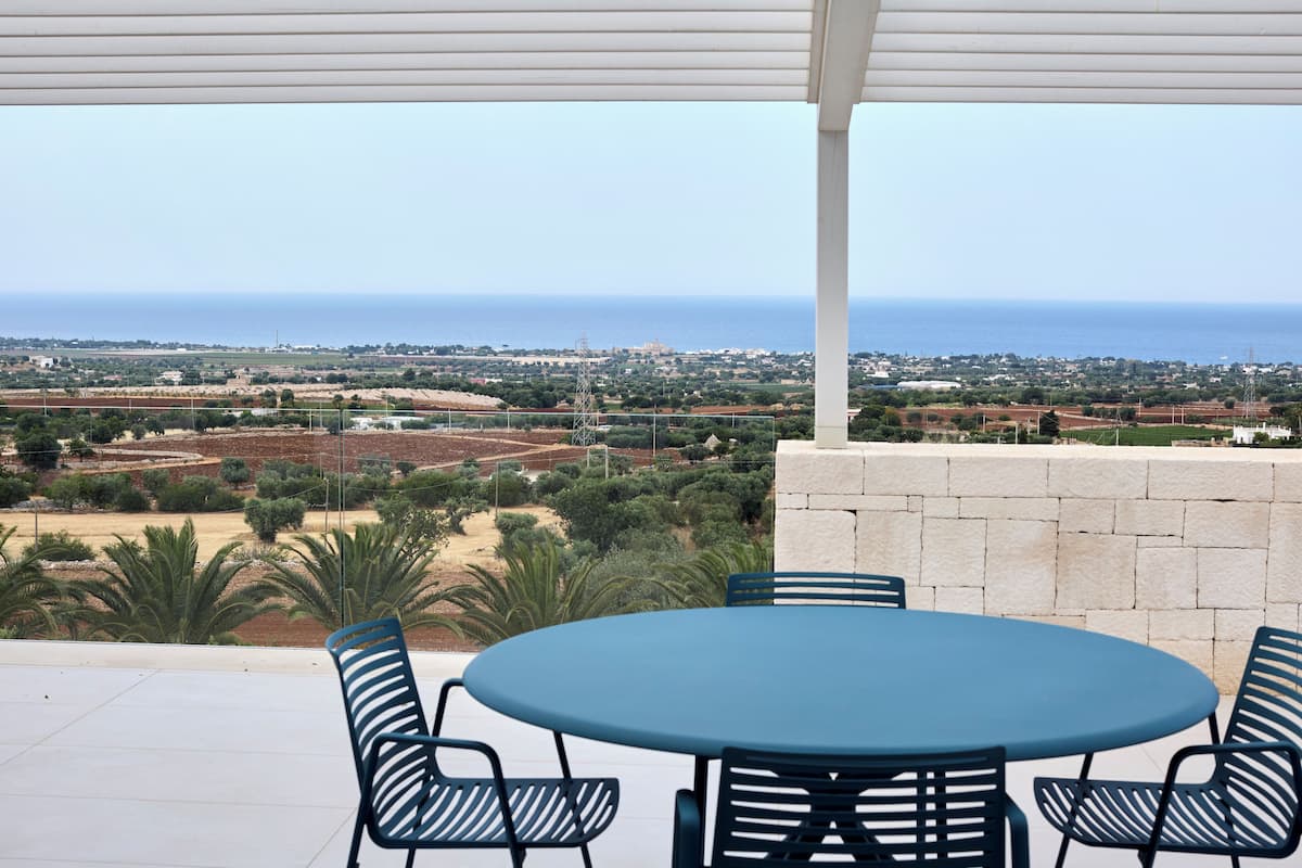 Deluxe Apartment, Multiple Beds, Sea View | Terrace/patio