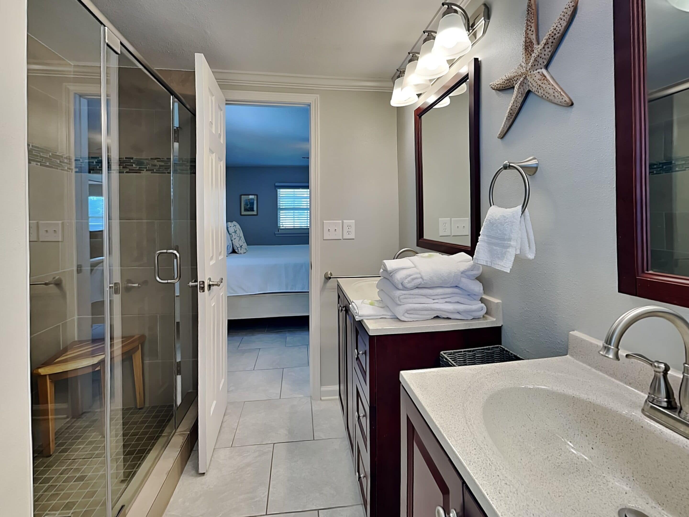 Condo, Multiple Beds, Balcony (A - No Pets Allowed) | Bathroom | Designer toiletries, towels, toilet paper