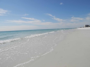 On the beach