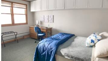 2 makuuhuonetta, vuodevaatteet