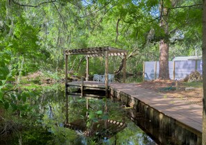 Property grounds - Beautiful House, On the River, Kayaks, Large Dock (Weirsdale)