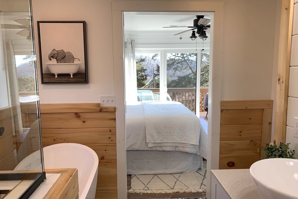 Master bathroom in Main House.
