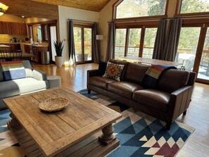 Televisión, chimenea