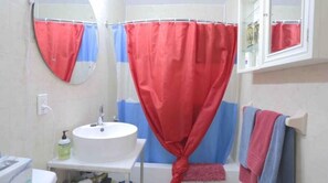 Shower, hair dryer