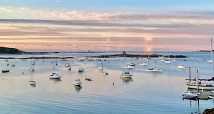 Amazing harbor/ocean views of Pepperrell Cove