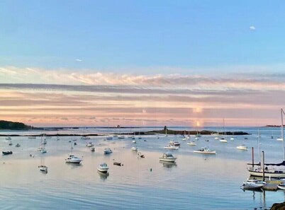 Amazing harbor/ocean views of Pepperrell Cove