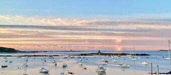 Amazing harbor/ocean views of Pepperrell Cove
