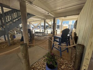 Terrace/patio - Carolina Shores II 2203 - Oceanfront Complex in Garden City Beach (Garden City Beach)