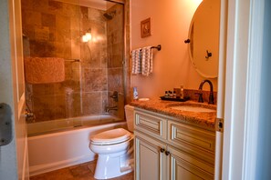 Combined shower/bathtub - Beachfront 2 Bedroom Condo in Cape Canaveral, FL! (Cape Canaveral)
