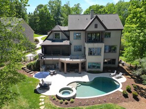Exterior - Beautiful Waterfront Home with Pool/Hot Tub/Firepit/Kayaks/Arcade - Ideal for up to 14 Guests (Denver)
