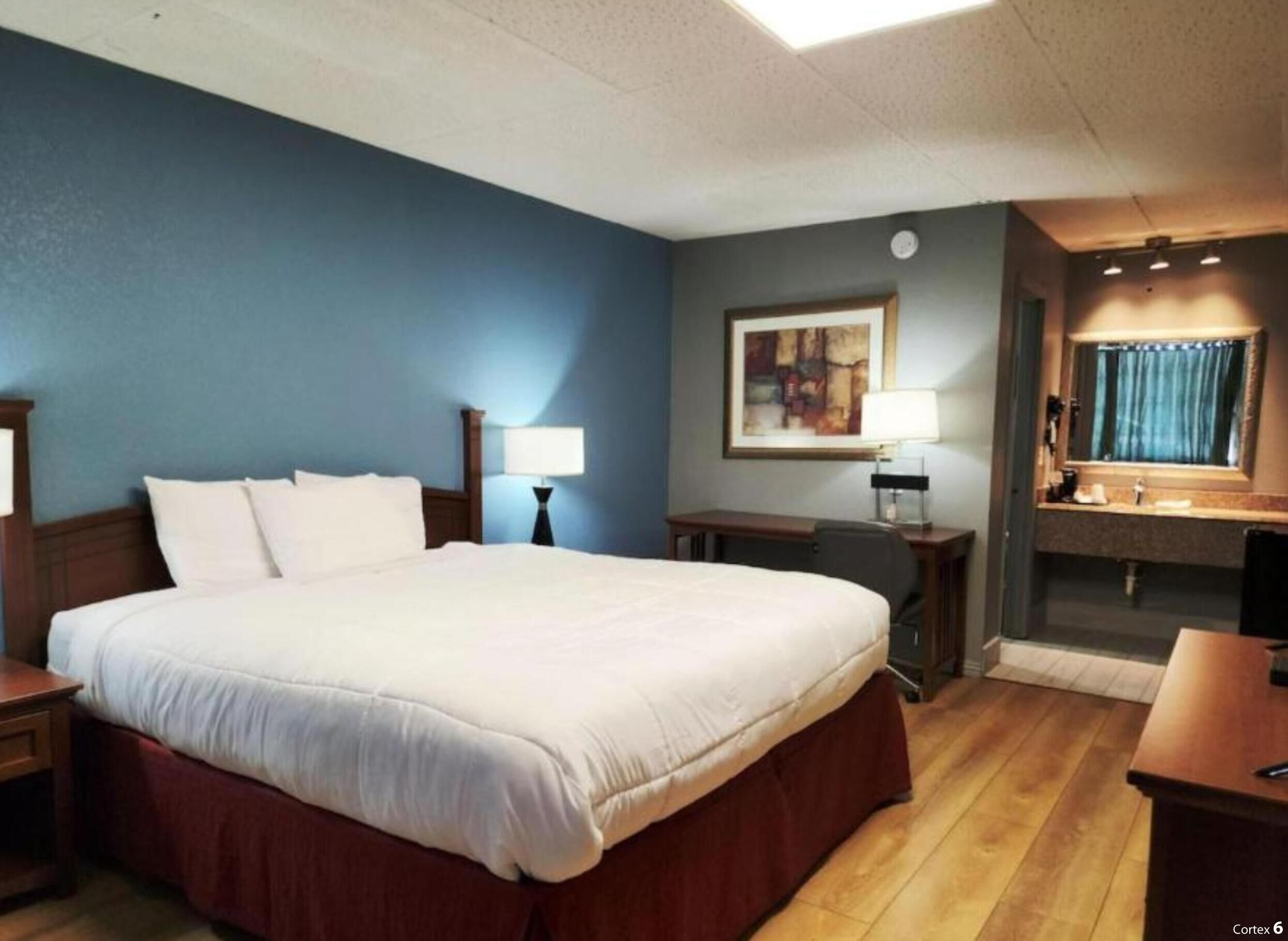 Ropa de cama de alta calidad y tabla de planchar con plancha 