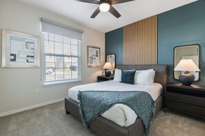 5 slaapkamers, een strijkplank/strijkijzer, gratis wifi, beddengoed