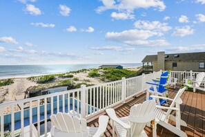 Property grounds - 5860- Beach Breeze at Beach Breeze, an oceanfront 8-bedroom home in Nags Head, NC! (Nags Head)