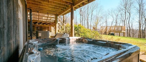 Bain à remous extérieur