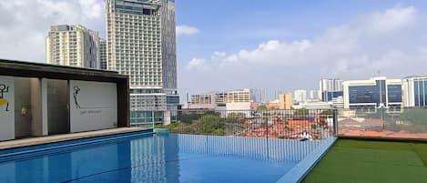 Indoor pool, outdoor pool